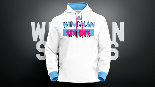 Wingman Sports Vice Fleece Hoodie - White