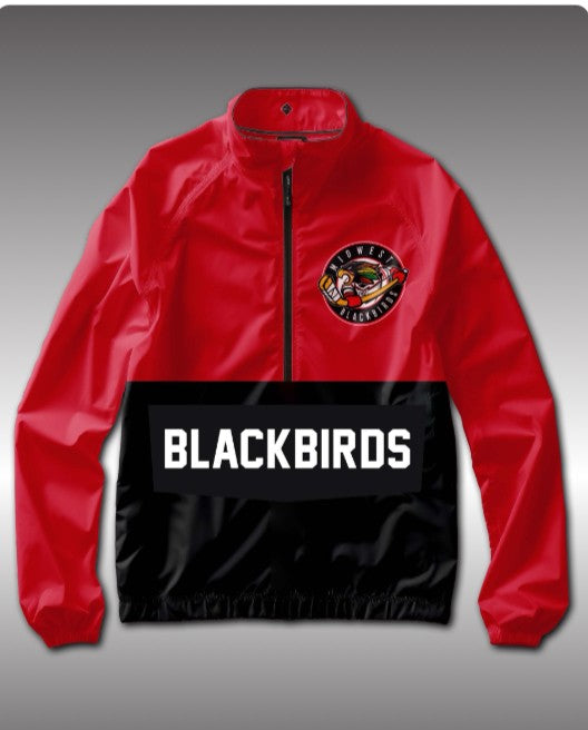 MIDWEST BLACKBIRDS CUSTOM WINDBREAKER