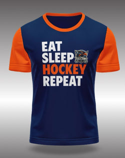 Short Sleeve- EAT,SLEEP,HOCKEY