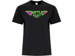 Battle Hockey Team Everyday T-Shirt - Black