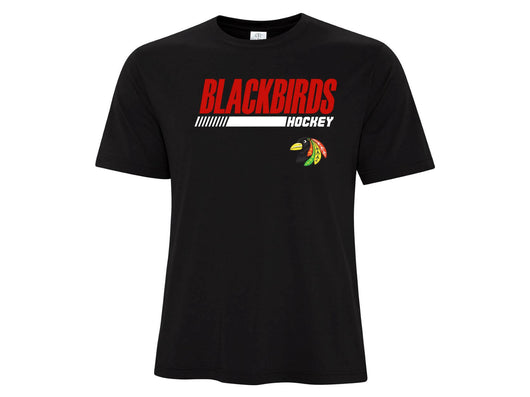 Midwest Blackbirds Koi Tri Blend Locker Room Tee Black